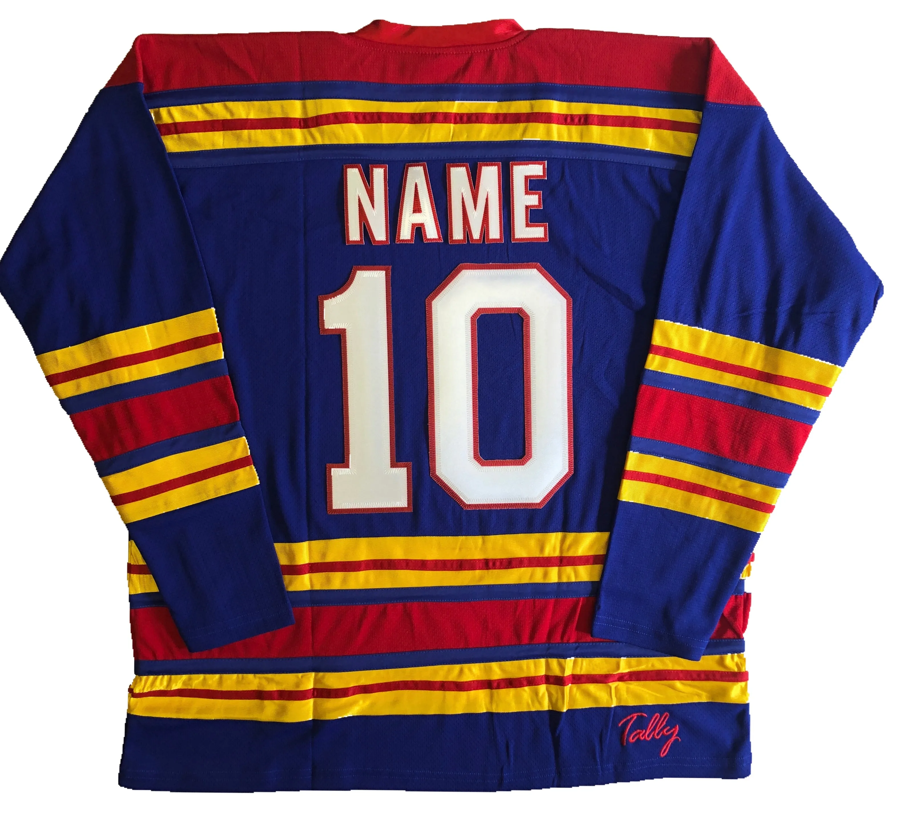 Custom Hockey Jerseys with a Colorado Embroidered Twill Logo