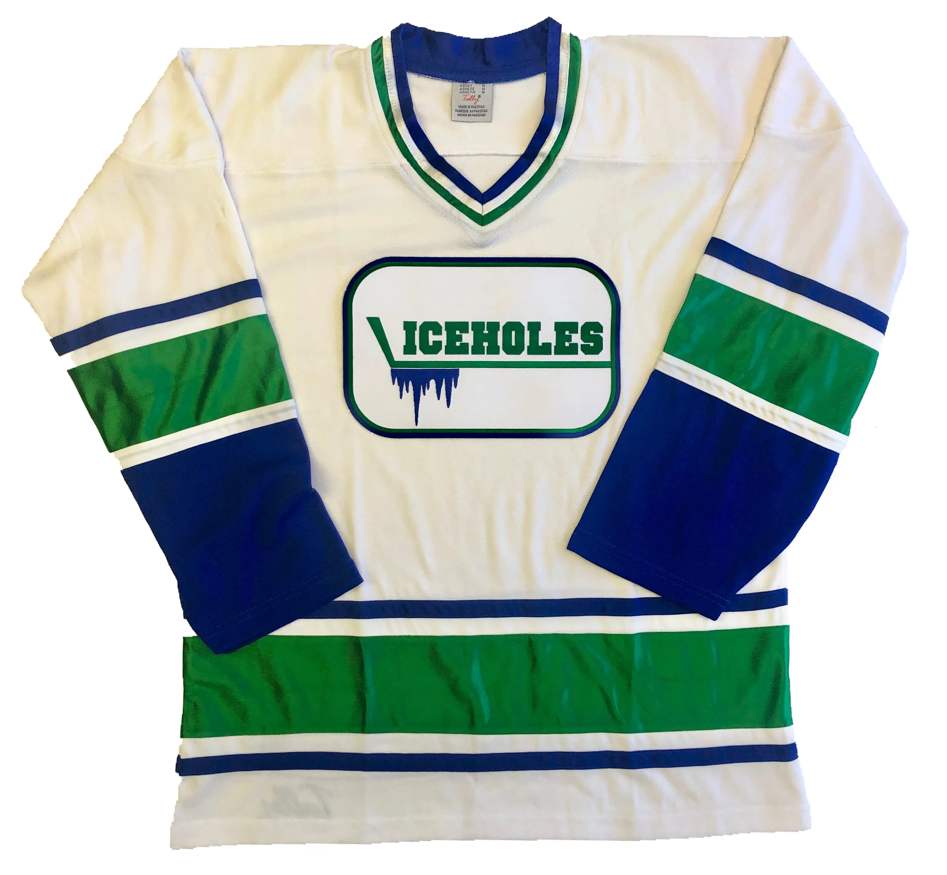 Custom Hockey Jerseys with a Iceholes Embroidered Twill Logo