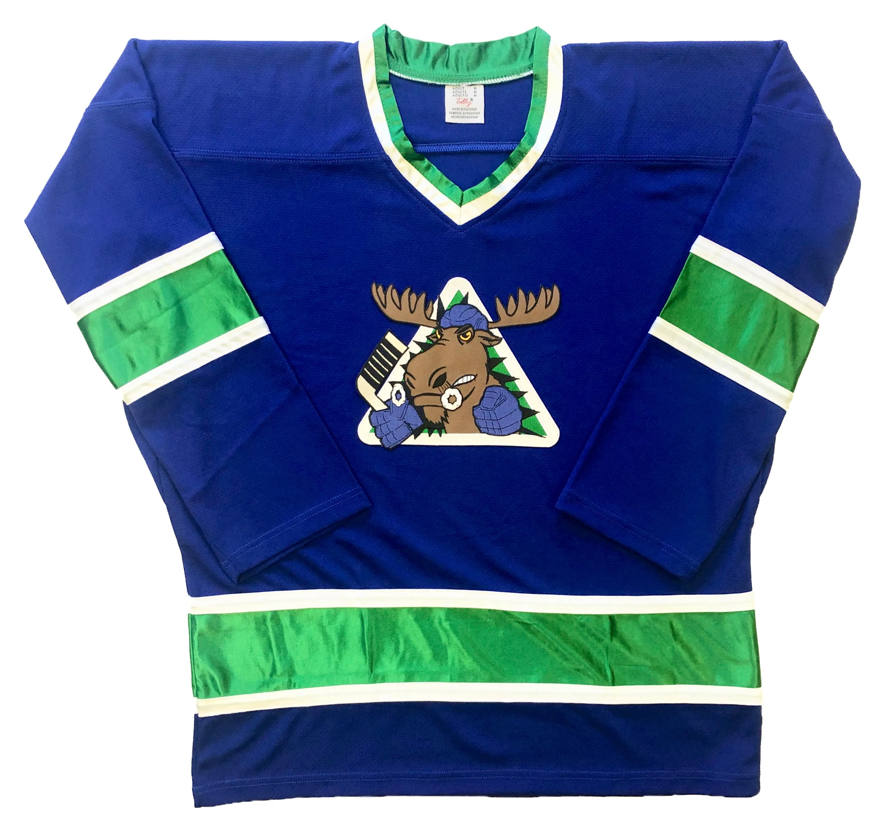 Custom Hockey Jerseys with the Mad Moose Twill Logo