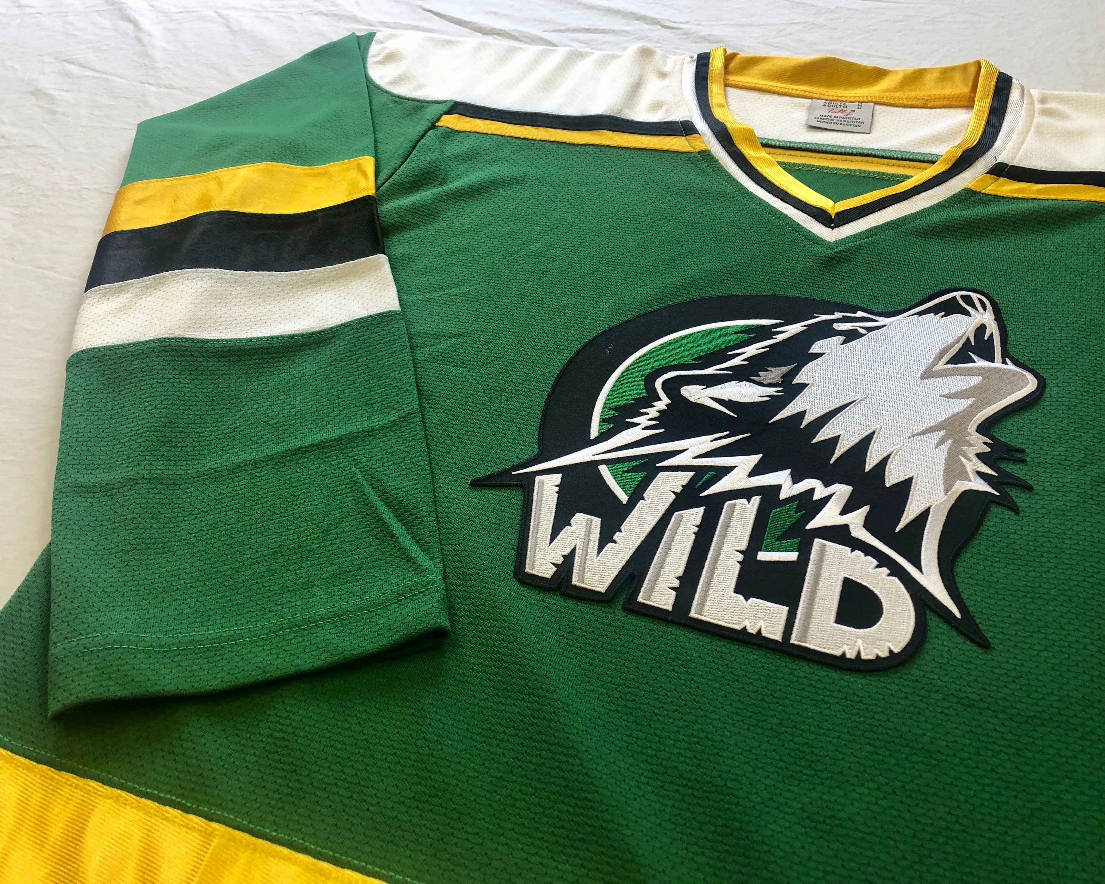 Custom Hockey Jerseys with the Wild Team Logo