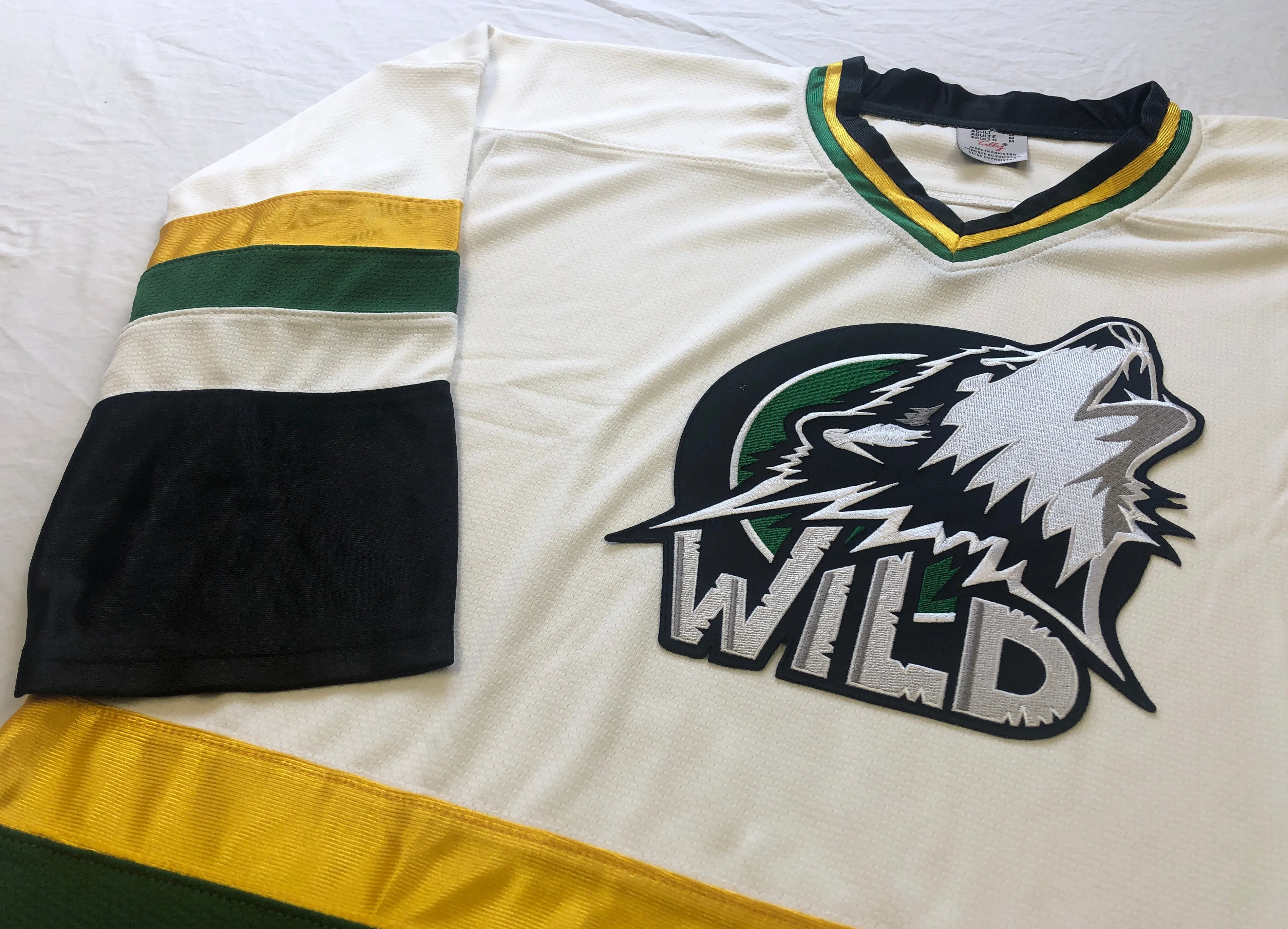 Custom Hockey Jerseys with the Wild Team Logo