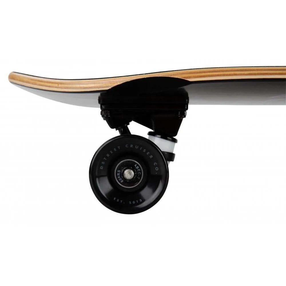 D Street Cruiser Atlas Factory Complete Skateboard Black 28