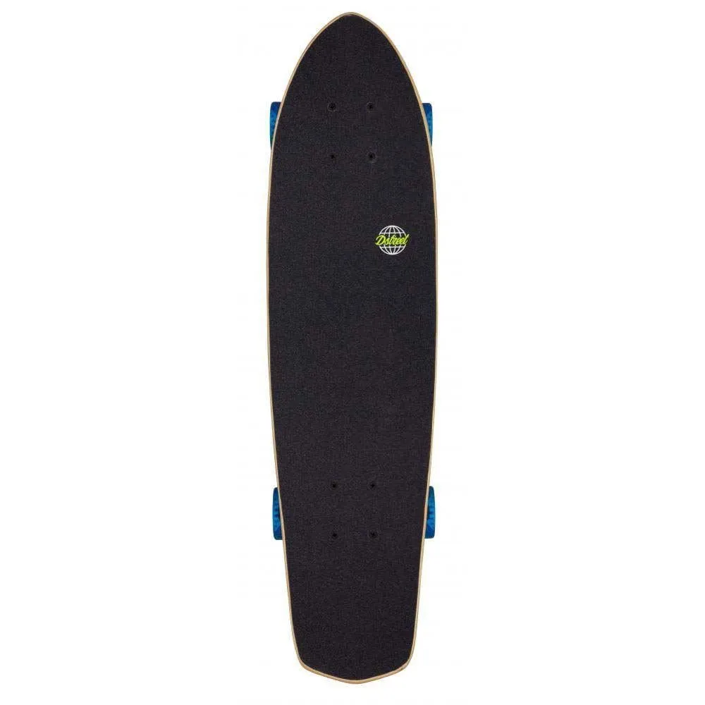 D Street Cruiser Atlas Factory Complete Skateboard Purple 28