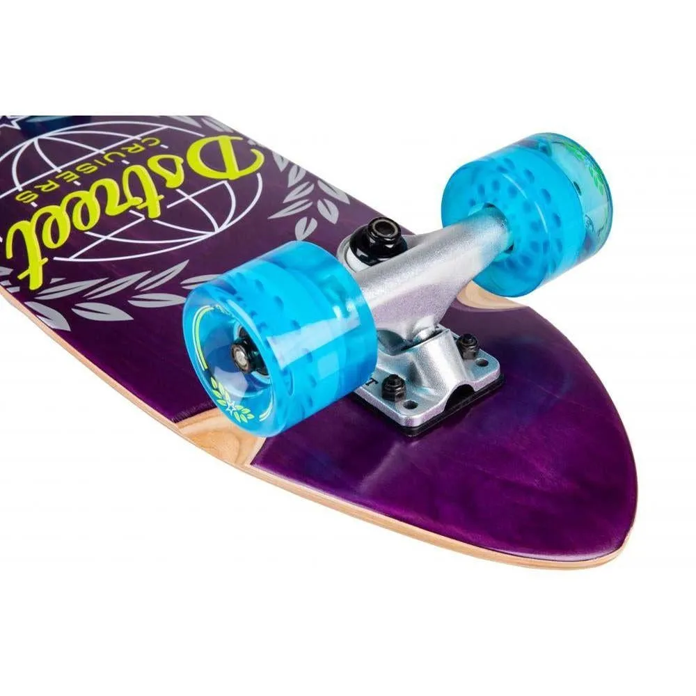 D Street Cruiser Atlas Factory Complete Skateboard Purple 28