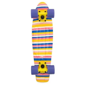 D Street Polyprop Cruiser Complete Skateboard Stripes Multi 23