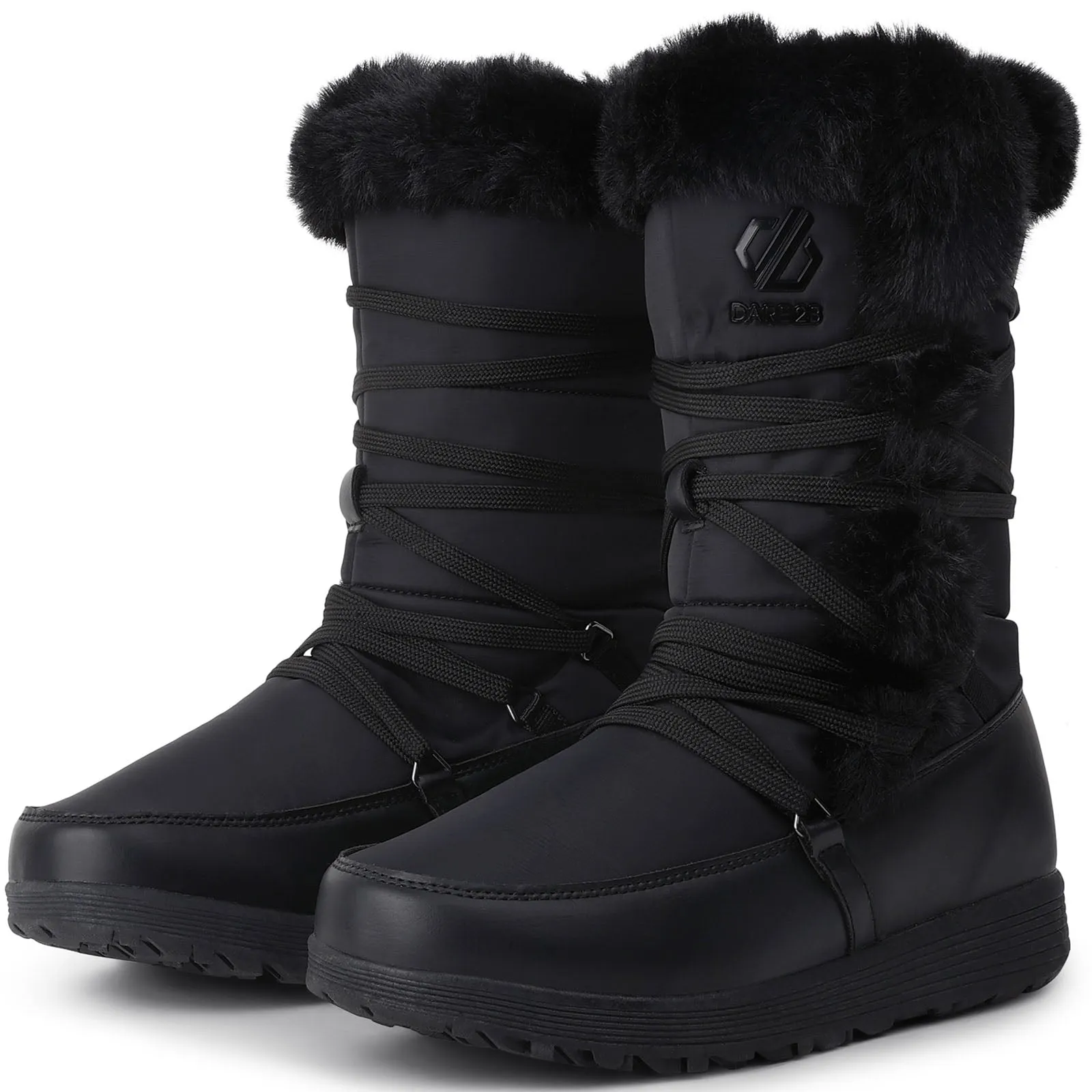 Dare 2b Womens Valdare Faux Fur Snow Boots - Black