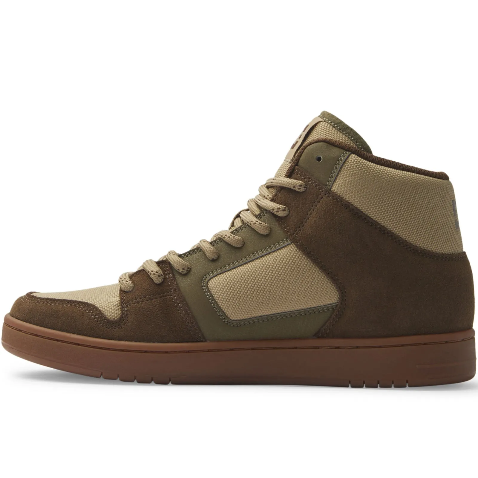 DC Shoes Mens Manteca 4 High Top Suede Leather Trainers - Dark Choc