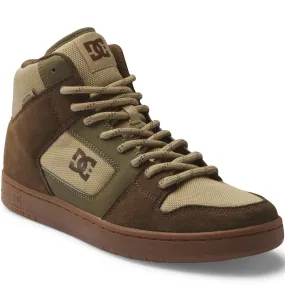 DC Shoes Mens Manteca 4 High Top Suede Leather Trainers - Dark Choc