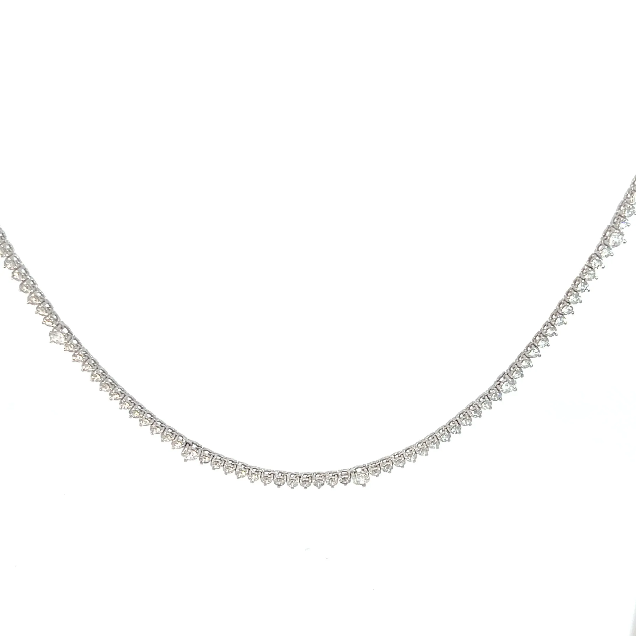 Diamond Tennis Necklace 4.57tw