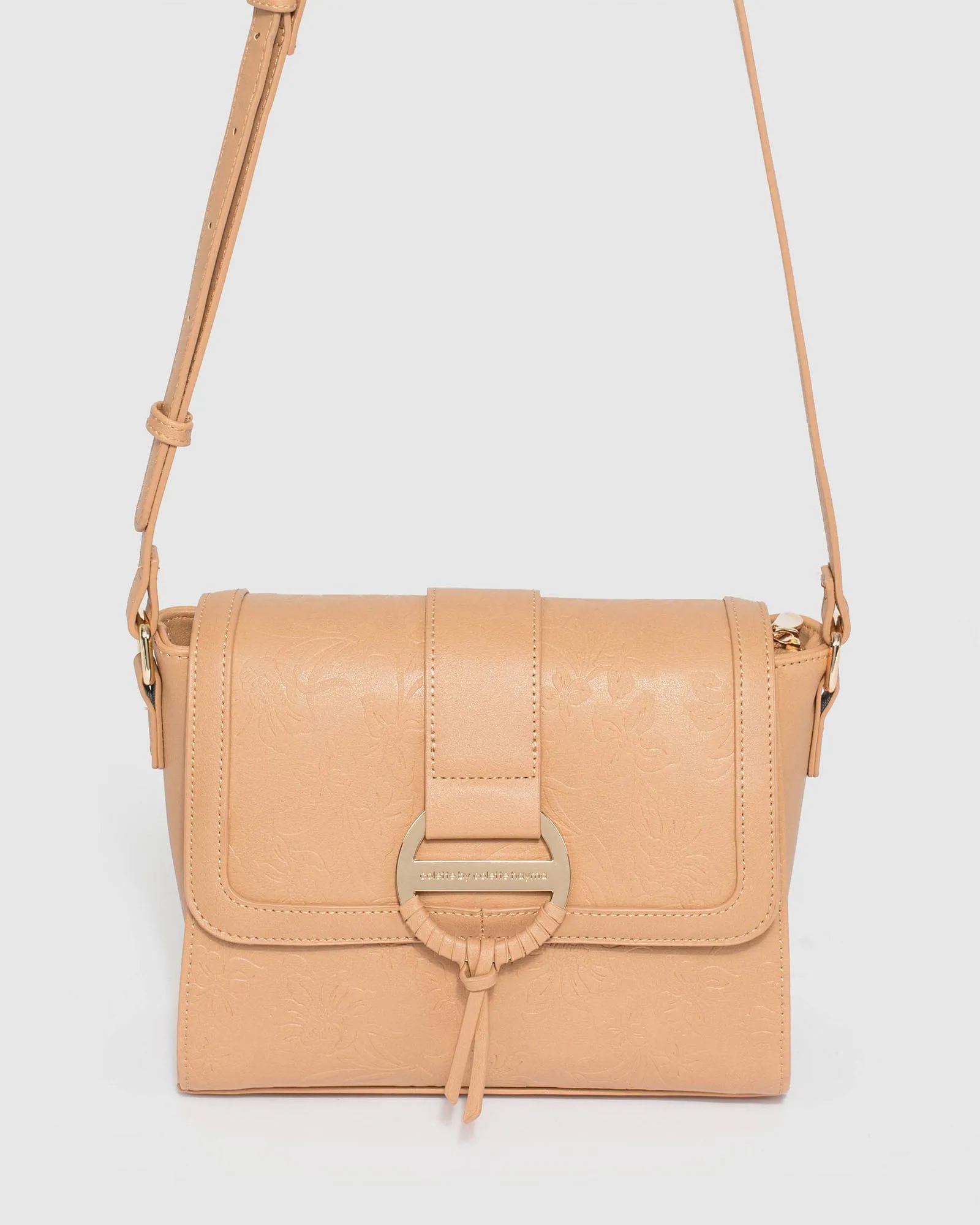 Dianna Caramel Ring Crossbody Bag