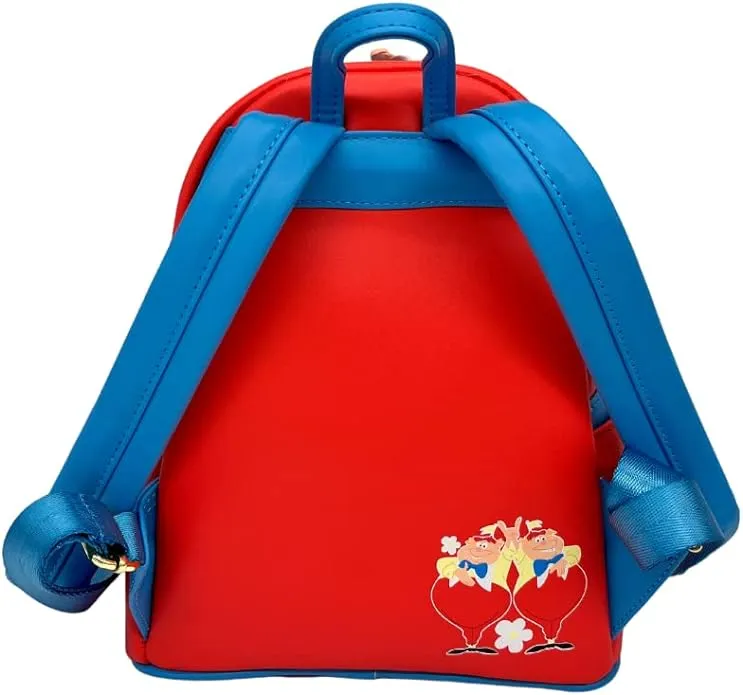 Disney Alice in Wonderland Tweedle Dee and Tweedle Dum Double Strap Mini Backpack