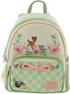 Disney Bambi Spring Time Gingham Mini Backpack Light PinkGingham