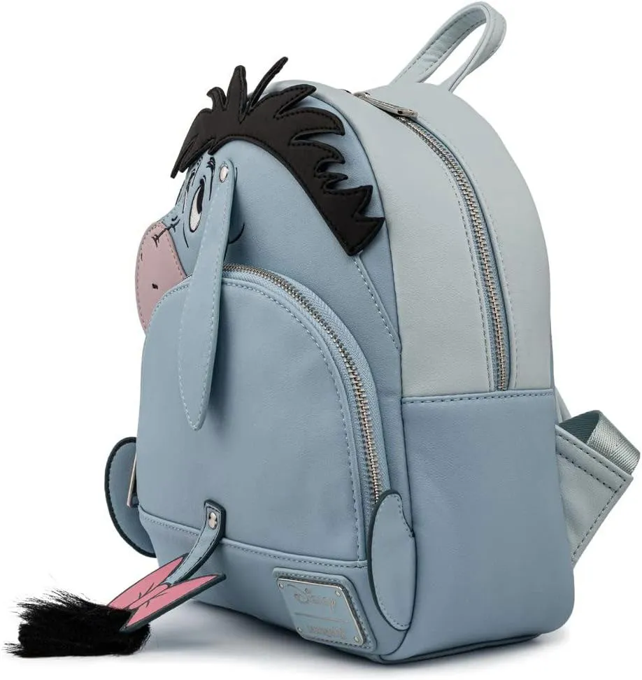 Disney Eeyore Cosplay Womens Double Strap Shoulder Bag Purse Backpack