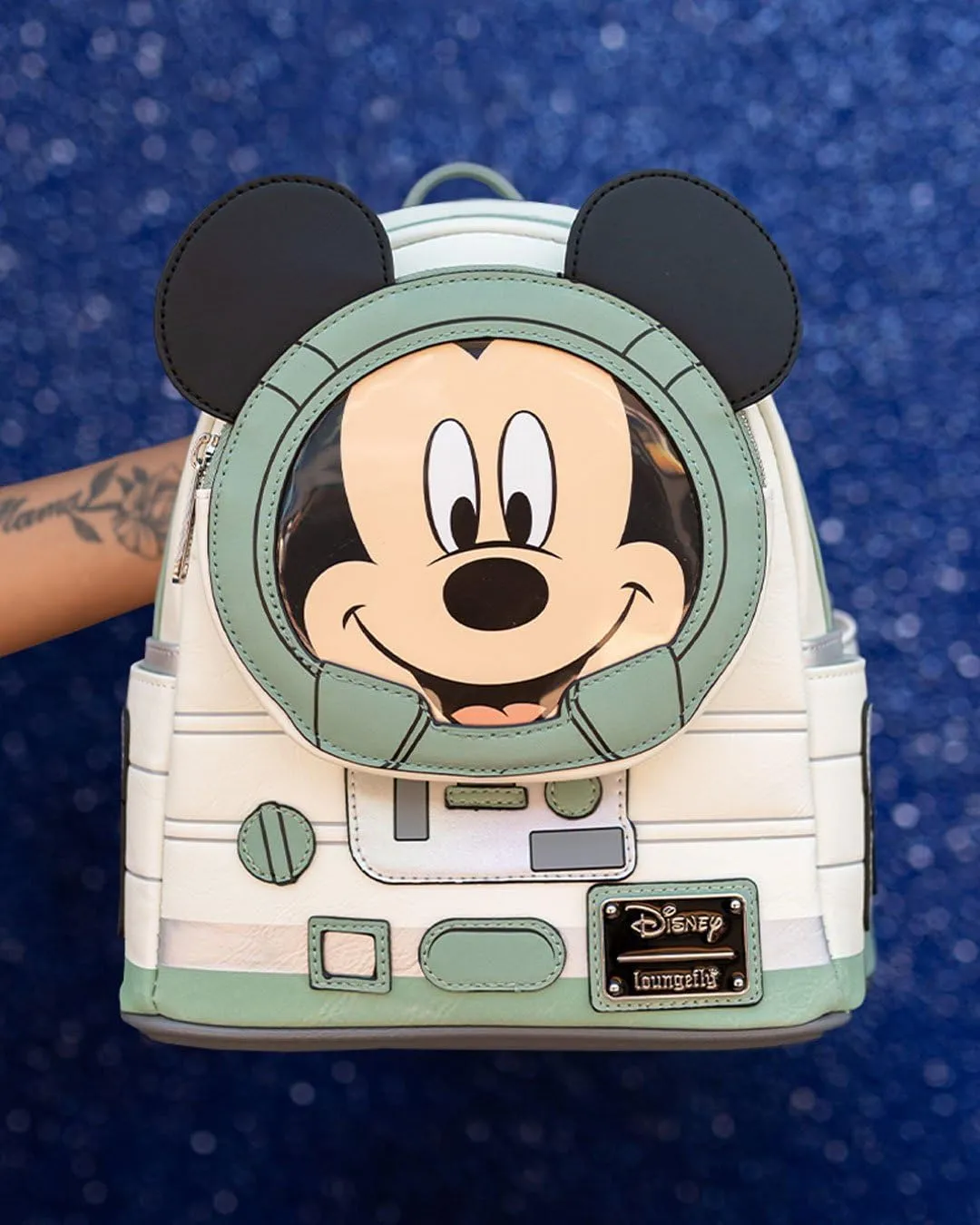 Disney Glow in the Dark Mickey Mouse Spaceman Mini Backpack