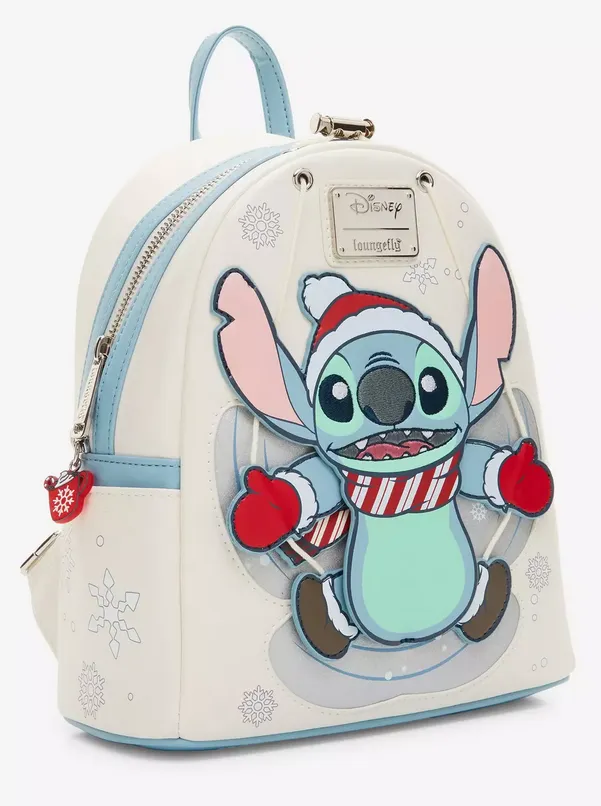 Disney Lilo And Stitch Snow Angel Backpack