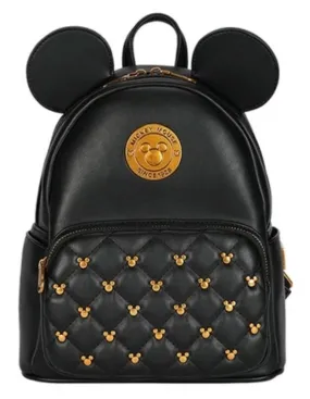 Disney Mickey Black And Gold Backpack