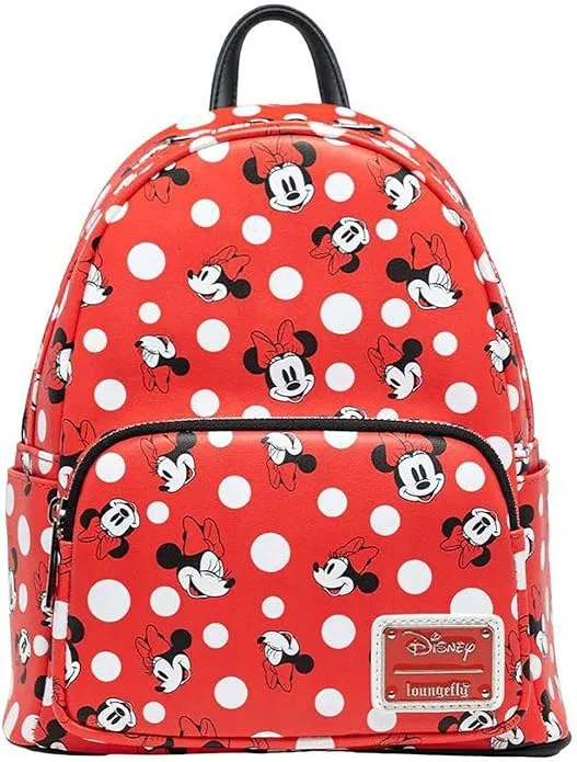 Disney Minnie Mouse Polka Dot Red Mini Backpack