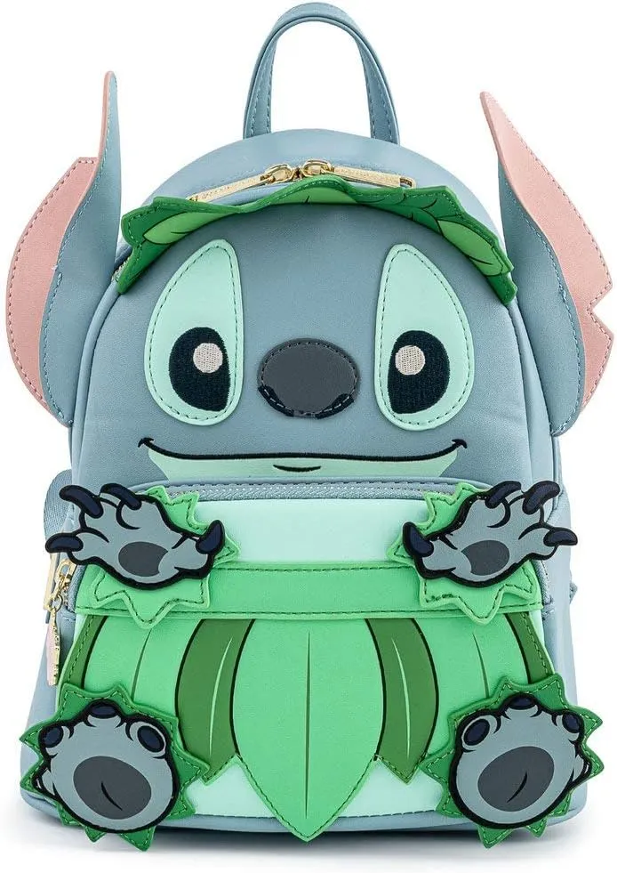 Disney Stitch Luau Cosplay Womens Double Strap Shoulder Bag Purse Backpack