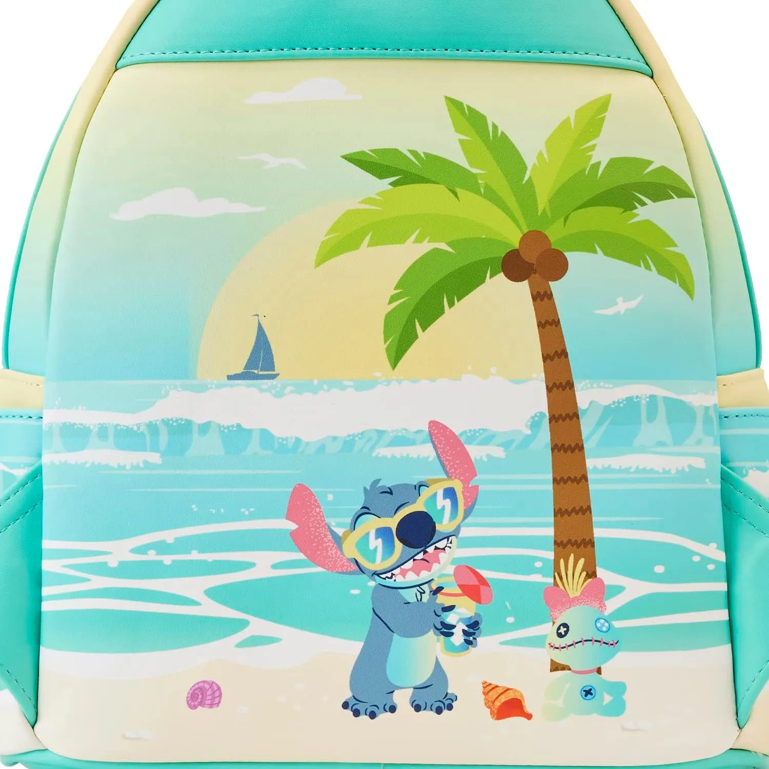 Disney Stitch Sandcastle Beach Surprise Mini Backpack