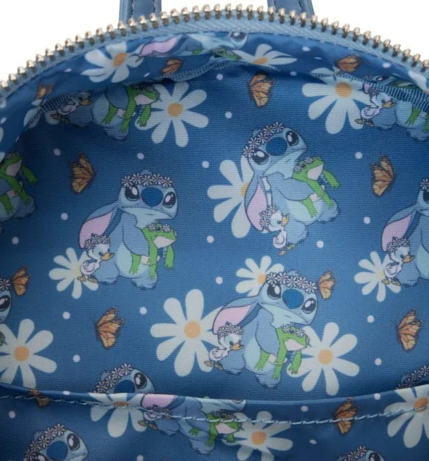 Disney Stitch Springtime Daisy Cosplay Womens Double Strap Backpack