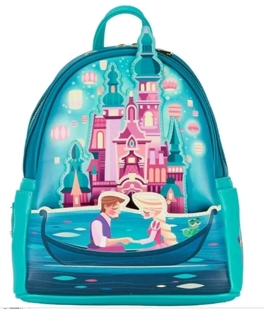 Disney Tangled Rapunzel Princess Castle Backpack