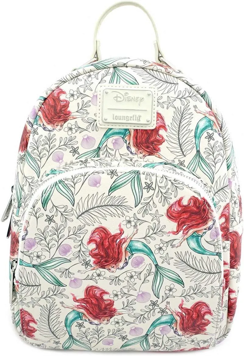 Disney The Little Mermaid Ariel Allover-Print Mini Backpack