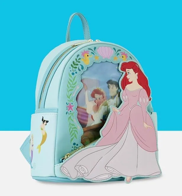 Disney The Little Mermaid Ariel Princess Lenticular Mini Backpack