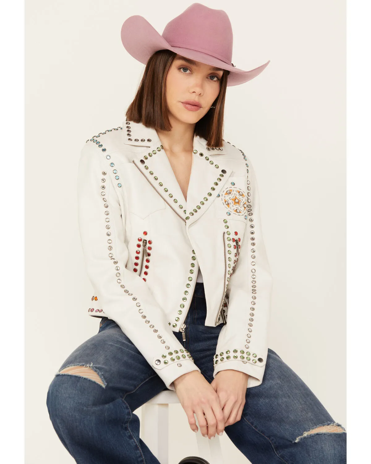 Double D Ranch Women's Hay Babies Studded Jacket