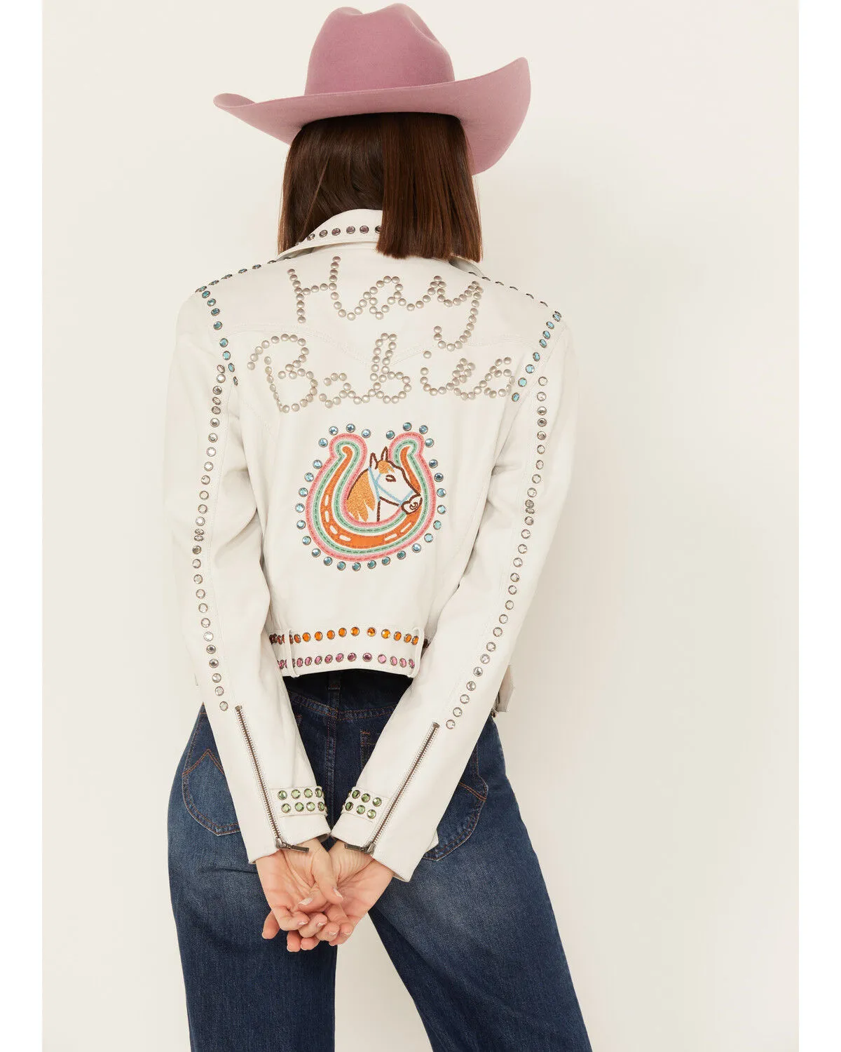 Double D Ranch Women's Hay Babies Studded Jacket