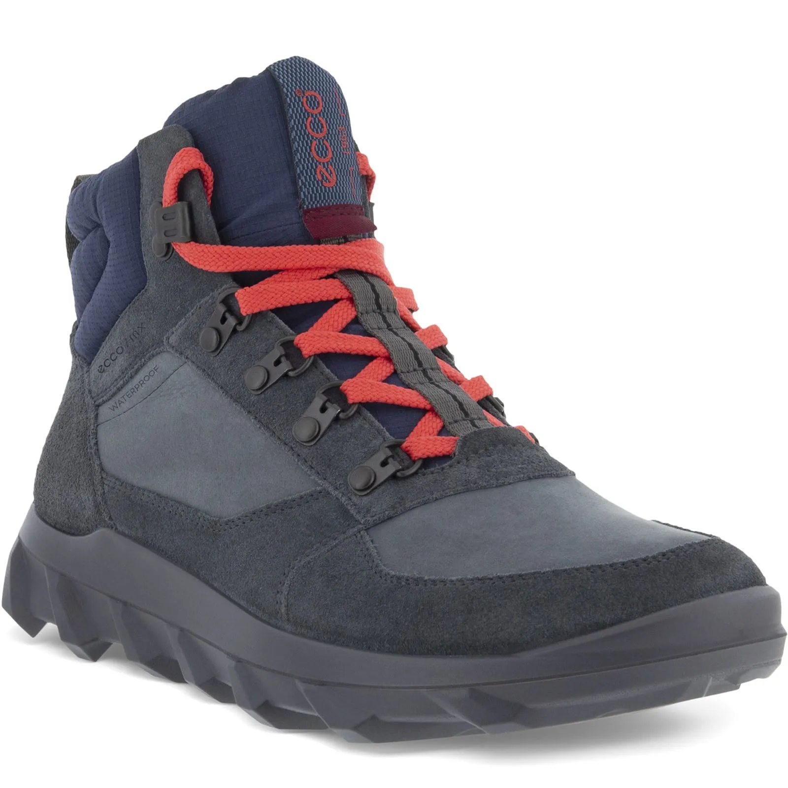 ECCO Mens MX Mid Rise Lace Up Walking Boots