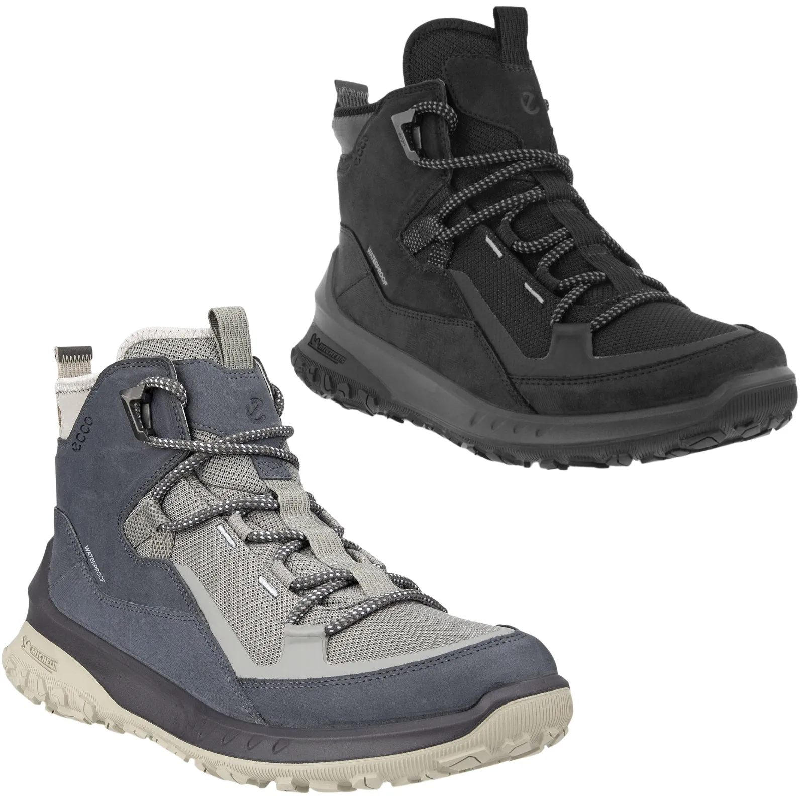 ECCO Womens ULT-TRN Waterproof Nubuck Walking Boots