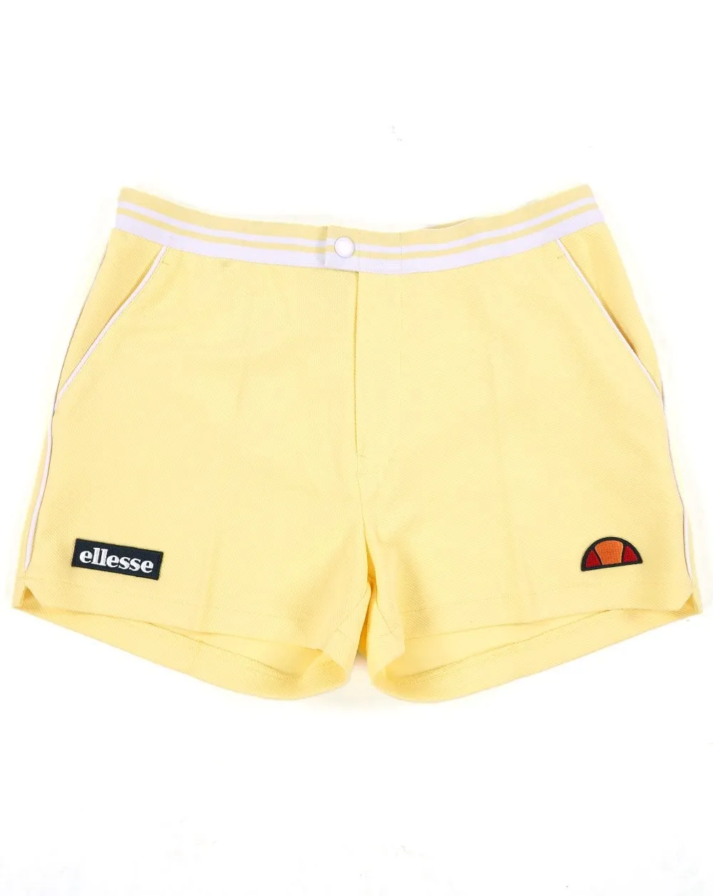 Ellesse 80s Tennis Shorts Yellow/White