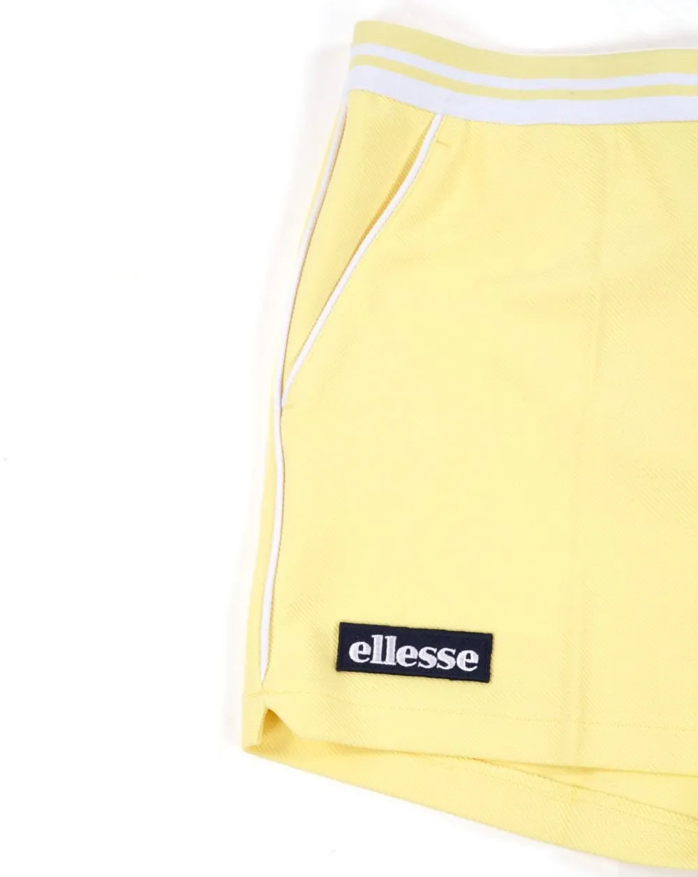 Ellesse 80s Tennis Shorts Yellow/White