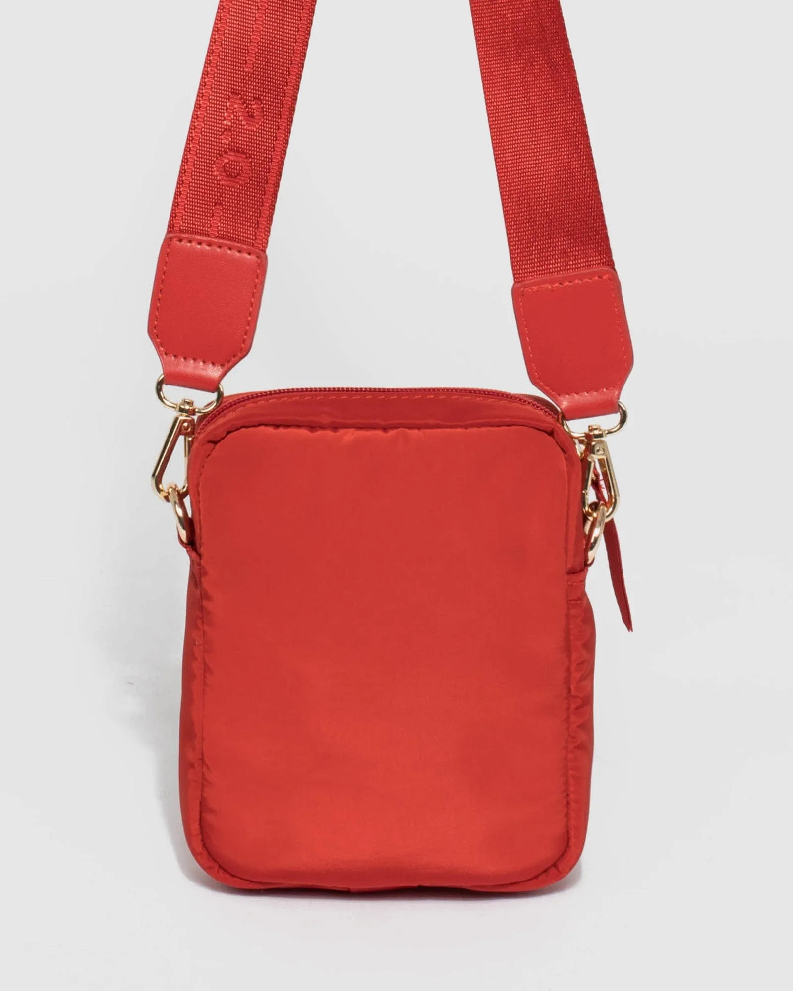 Emma Lock Orange Crossbody Bag