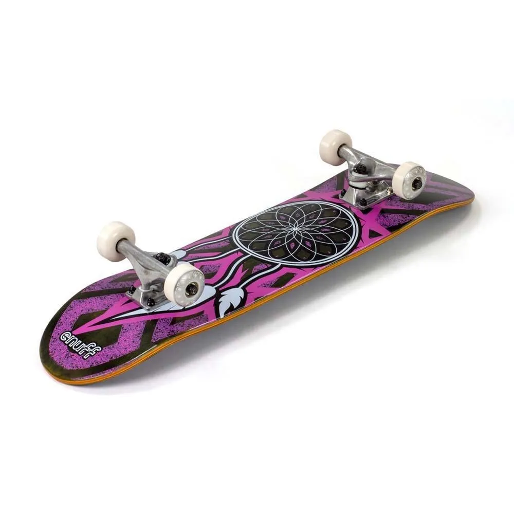 Enuff Dreamcatcher Factory Complete Skateboard Grey Pink 7.75