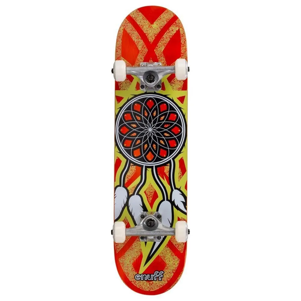 Enuff Dreamcatcher Factory Complete Skateboard Orange Yellow 7.75