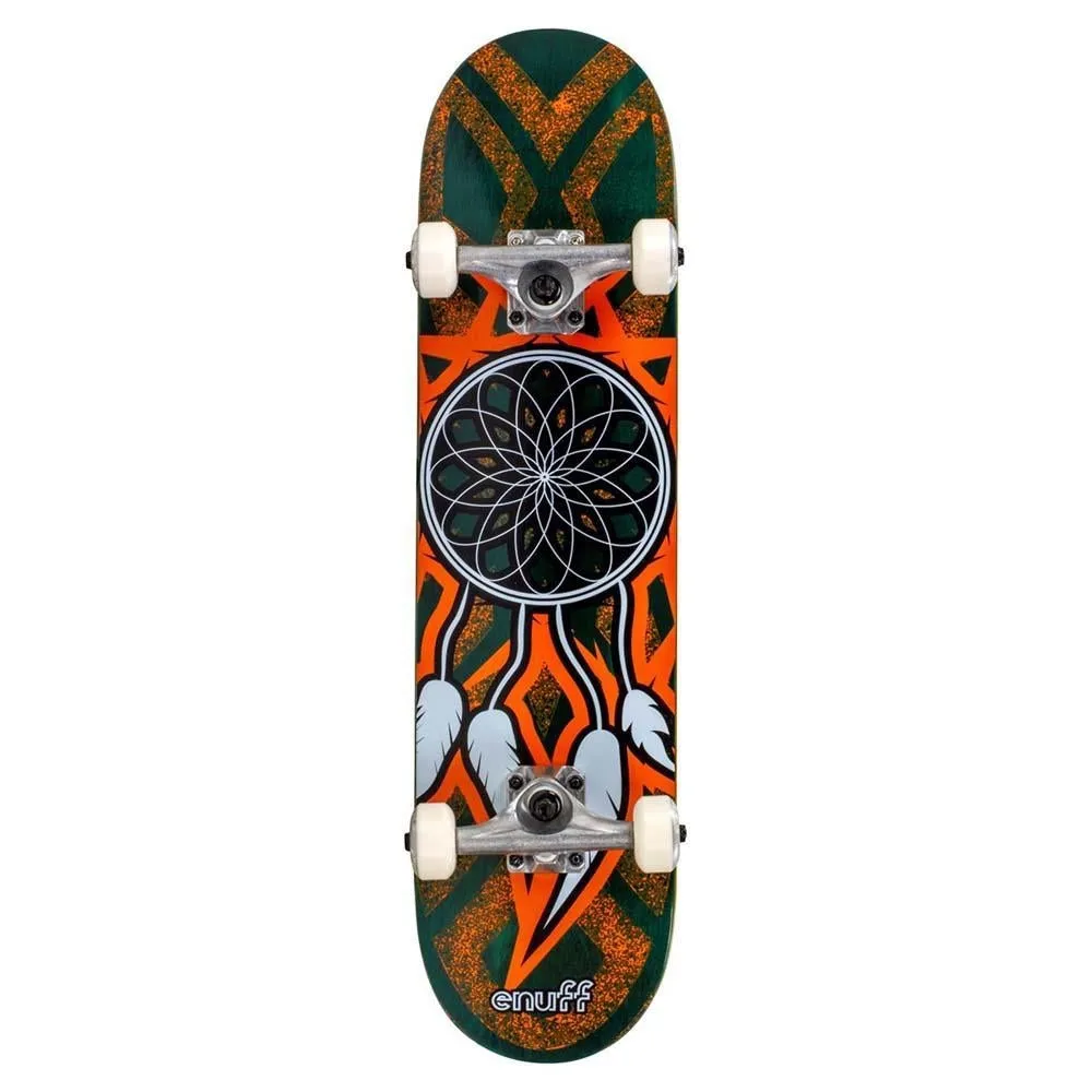 Enuff Dreamcatcher Factory Complete Skateboard Teal Orange 7.75