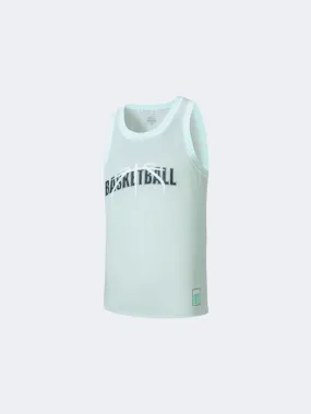 Erke Jersey Sea Men Basketball T-Shirt Sea Salt Green