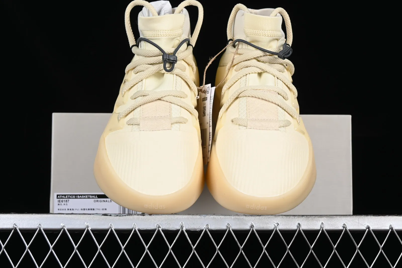 Fear of God x Adidas Athletics I Basketball The One Cream White IE6187