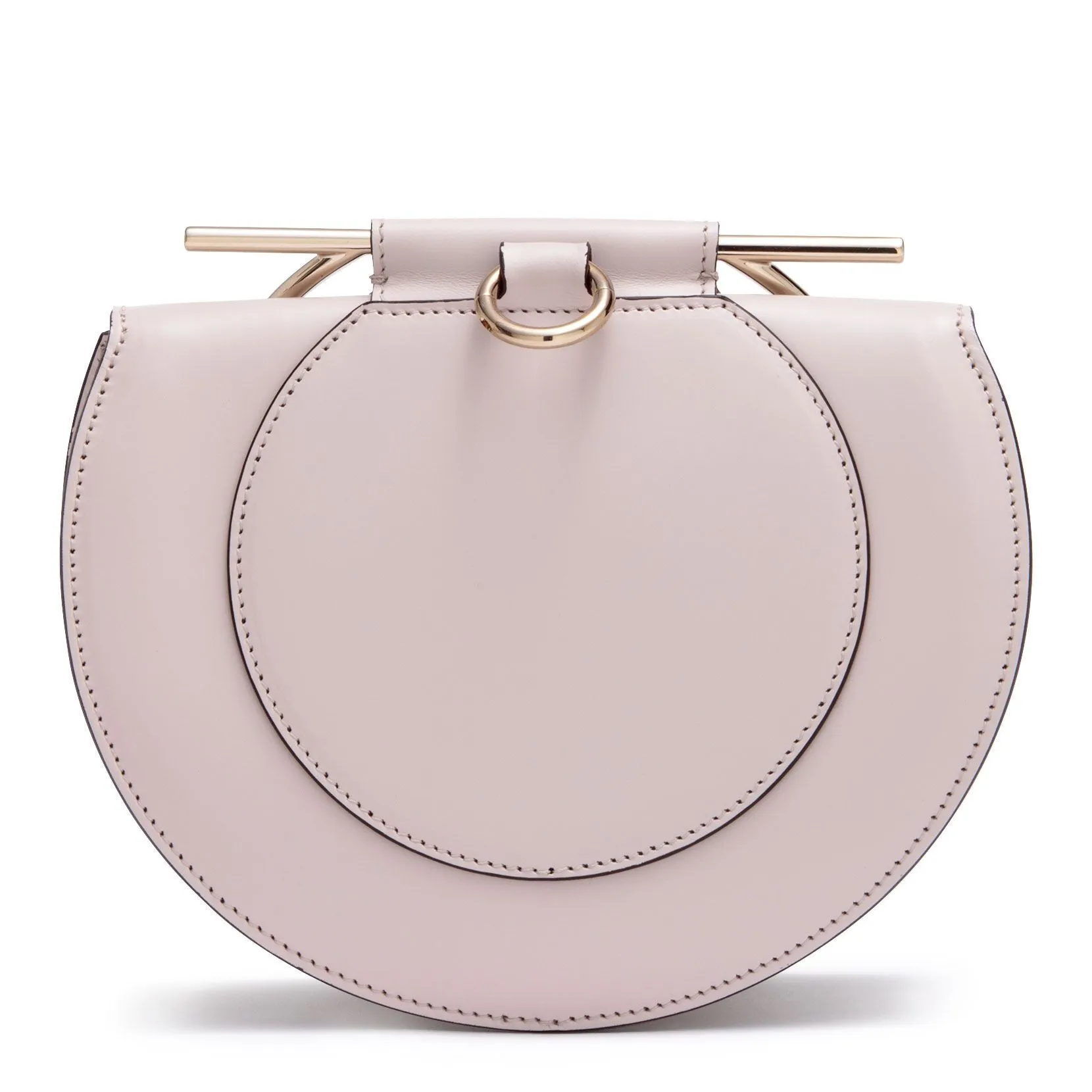 Ferragamo Daphne Gancino pale blush shoulder bag