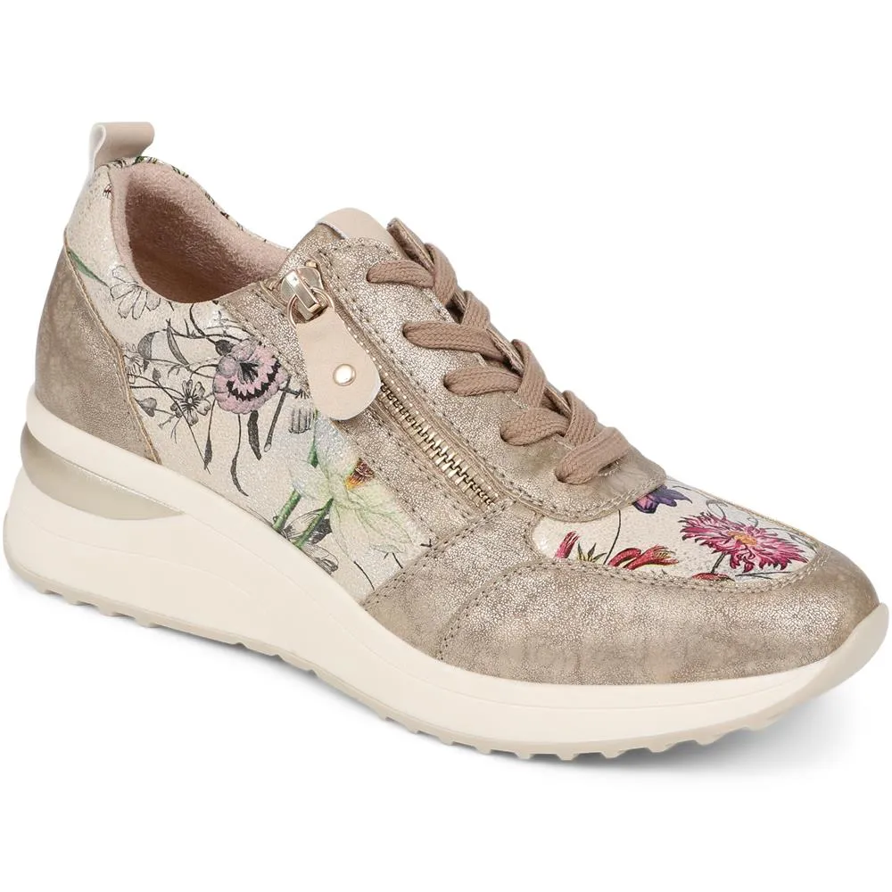 Floral Accent Cushioned Sole Trainers - WBINS39062 / 325 095