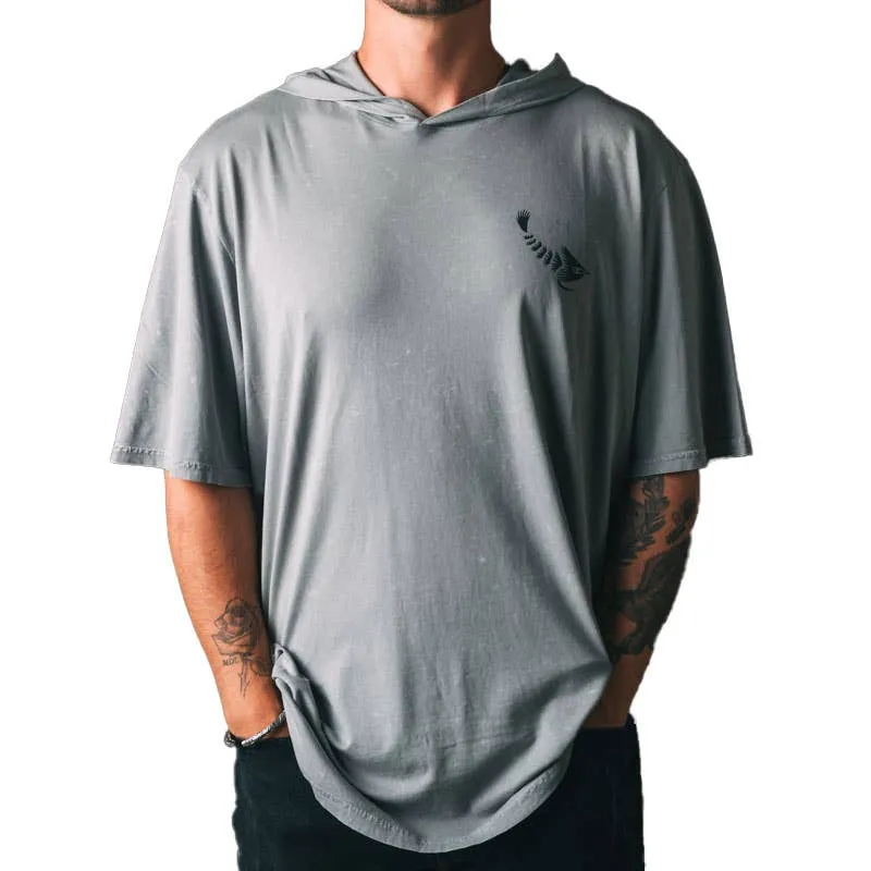 Fly Project Men's Esox Pike Short Sleeve Hoodie