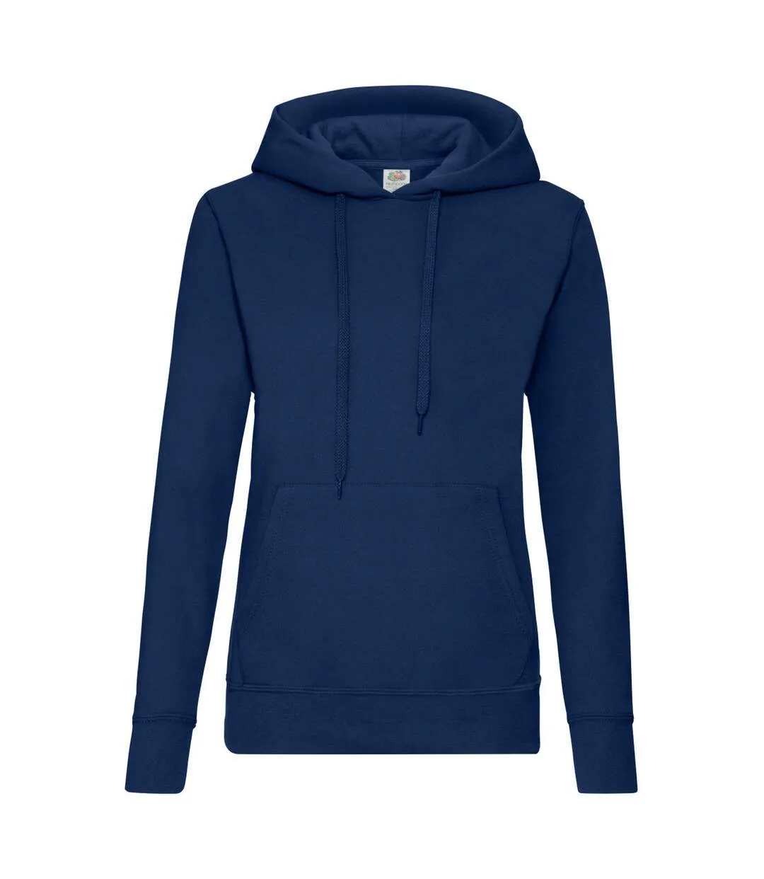 Fruit Of The Loom Ladies Lady Fit Hooded Sweatshirt / Hoodie (Navy) - UTBC363