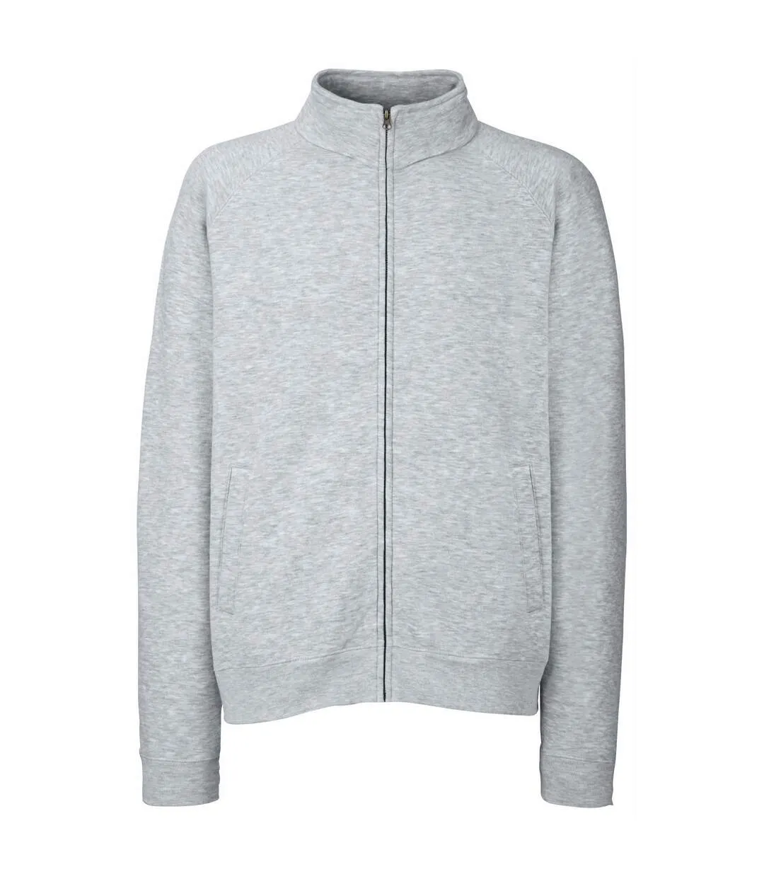 Fruit Of The Loom Mens Sweat Jacket (Heather Grey) - UTBC370