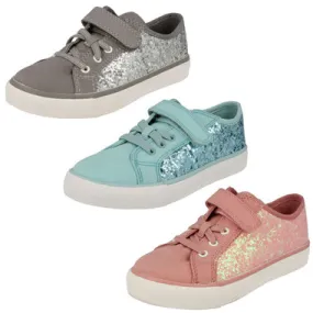 Girls Clarks Casual Pumps Brill Prize