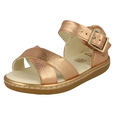 Girls Clarks Cross Detailed Sandals Skylark Pure T