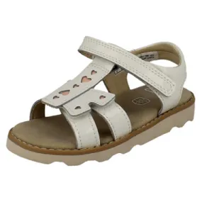 Girls Clarks Heart Detail Sandal - Crown Beat K