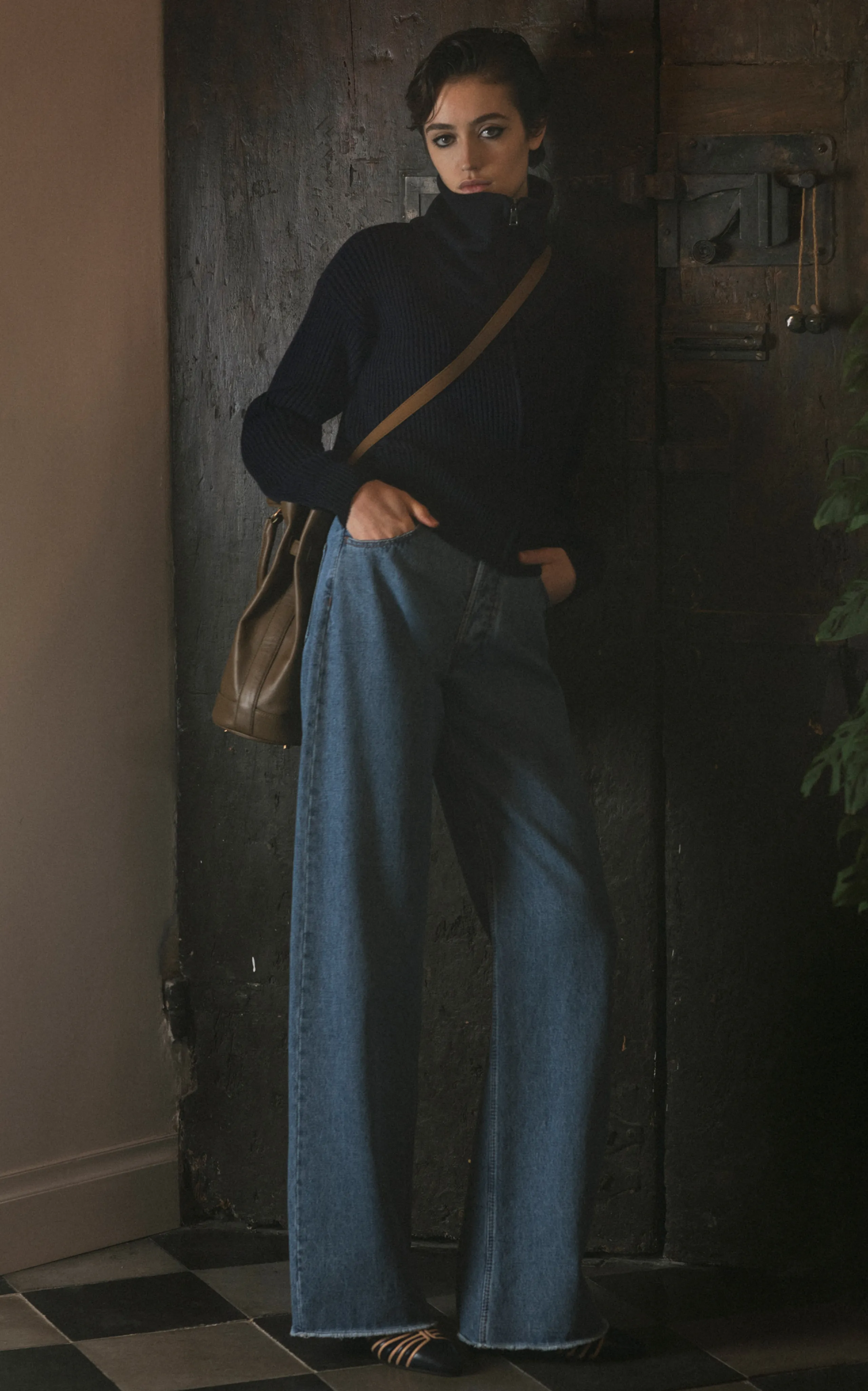 Giuliva Heritage The Dylan Rigid High-Rise Wide-Leg Jeans