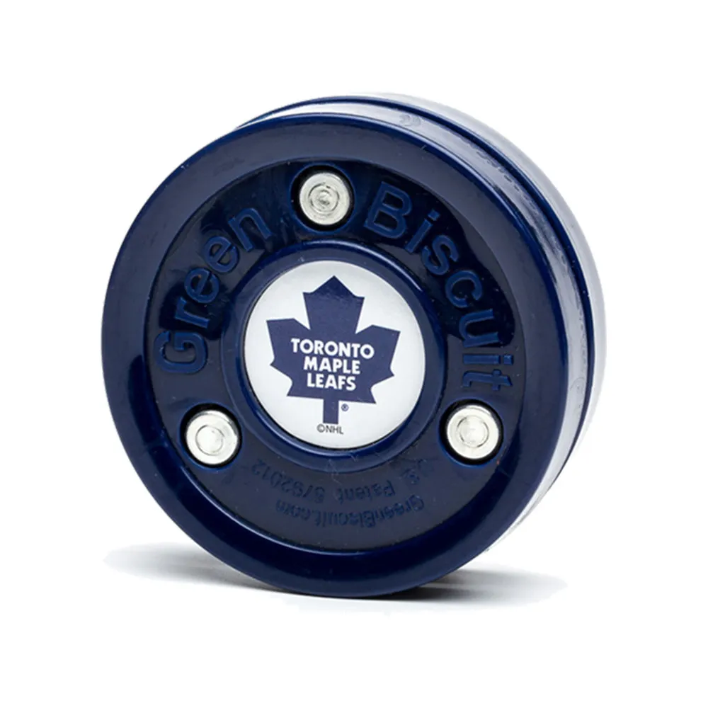 GREEN BISCUIT NHL TRAINING HOCKEY PUCK