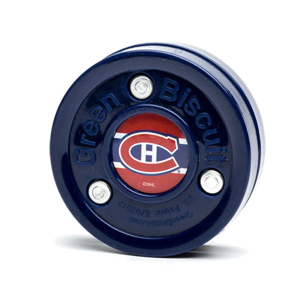 GREEN BISCUIT NHL TRAINING HOCKEY PUCK